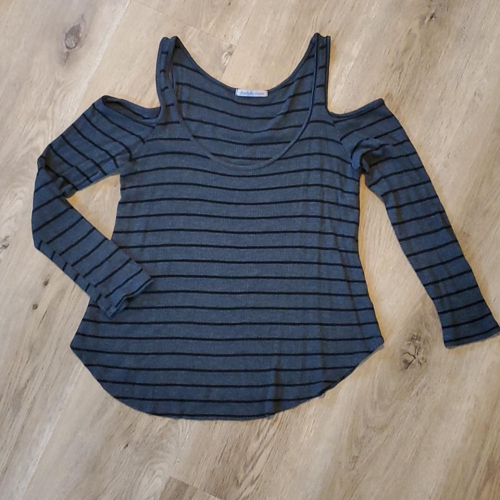 Charlotte russe cold shoulder top